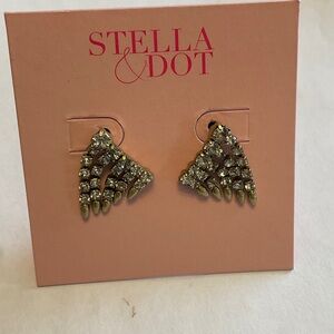 Stella & Dot Gold Tone Renegade Ear Crawlers NWT